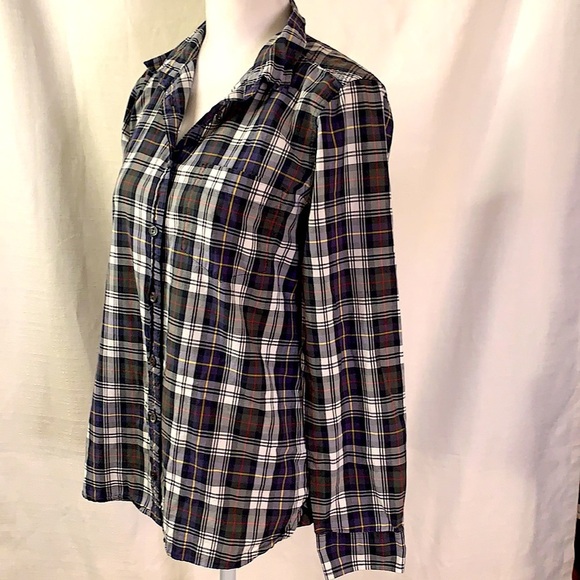 J. Crew Plaid Button Up Collared Shirt - Picture 5 of 11